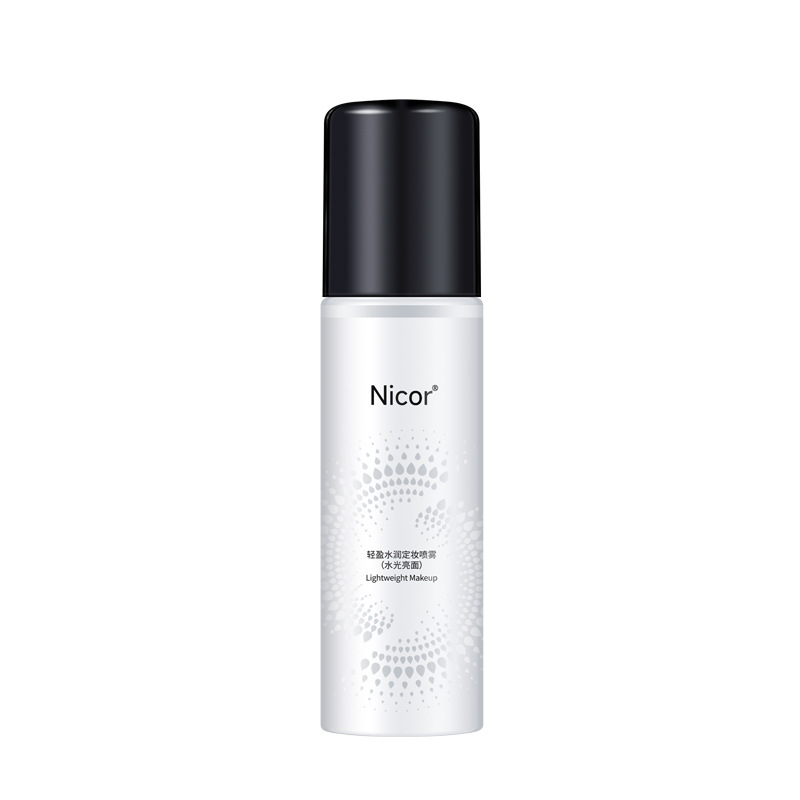 Nicr nokeya spray de maquillaje de larga duración control de aceite impermeable a prueba de sudor spray de maquillaje TikTok fabricante de generación de cabello de Venta caliente
