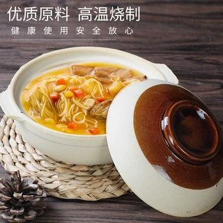 煲仔饭商用外卖打包陶瓷砂锅耐高温酒店高端打包砂锅厂家可加logo