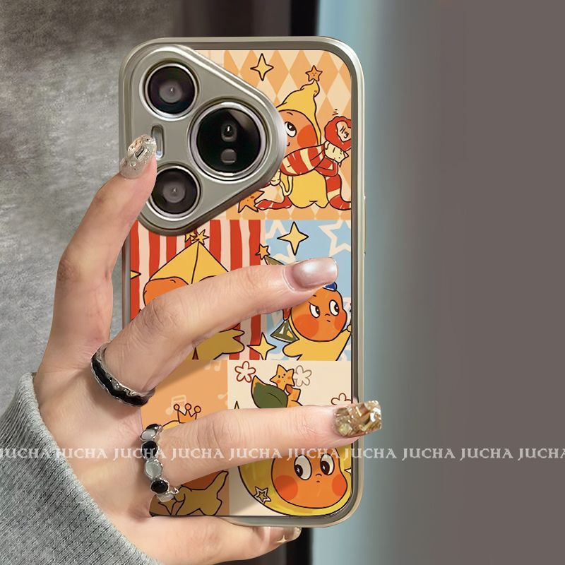 适用华为pura80手机壳高级感全包pura70pro防摔手机壳玩耍星星人|undefined