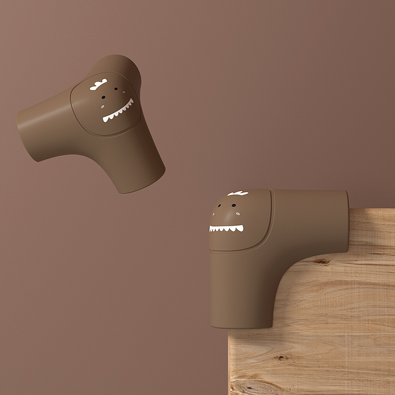 Animales transfronterizos Conejo Silicona Esquina de mesa Esquina de protección Esquina anticolisión Esquina anticolisión para niños Equipo de protección de seguridad para bebés