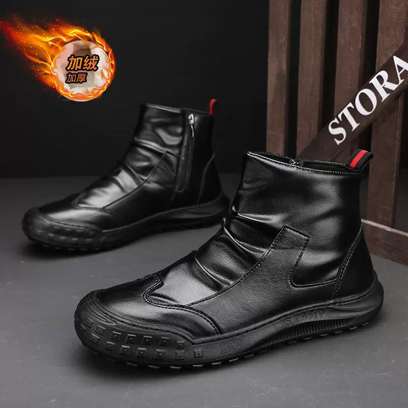 ботинки в стиле martens, дышащие, нескользящие, для досуга, осень, размеры 39–44