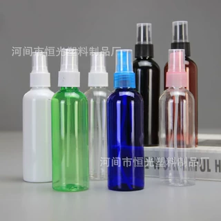 定制100ML透明喷雾分装瓶 彩色喷瓶 PET喷雾瓶 化妆品喷瓶 小喷壶