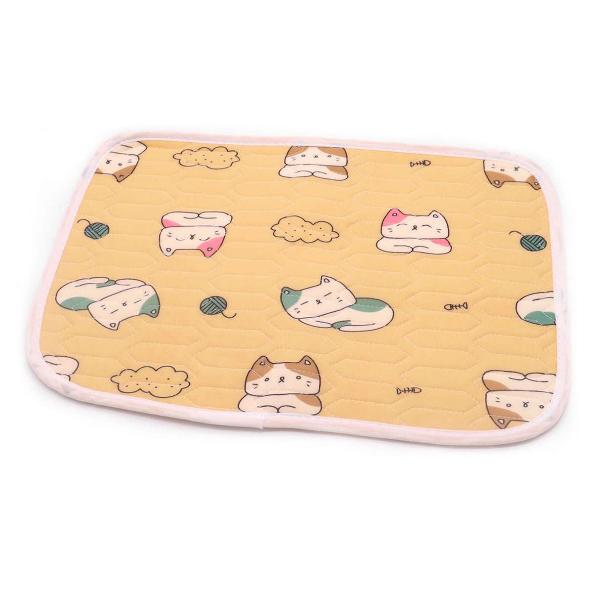 Almohadilla de hielo para mascotas Enfriamiento de verano Almohadilla de seda de hielo para dormir para perros Almohadilla para perros para morderse Almohadilla para gatos para dormir Primavera y verano