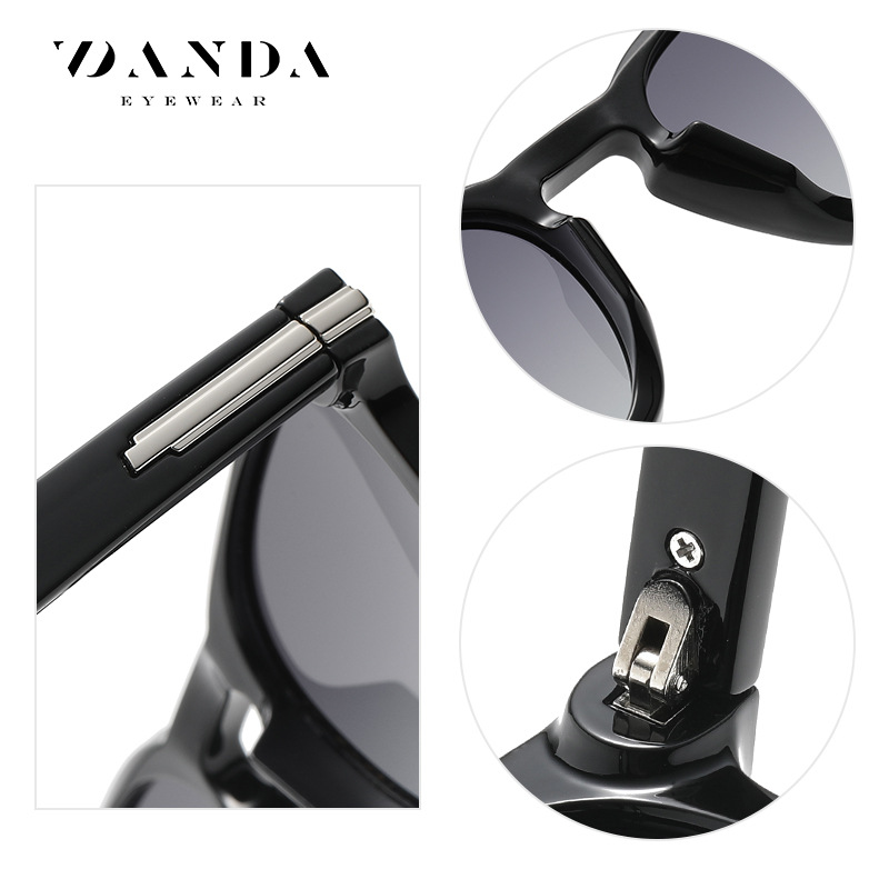 Nuevas gafas de sol polarizadas europeas y americanas para hombres y mujeres mismas gafas de sol de moda TR7529 gafas de sol de protección solar de estilo INS de moda