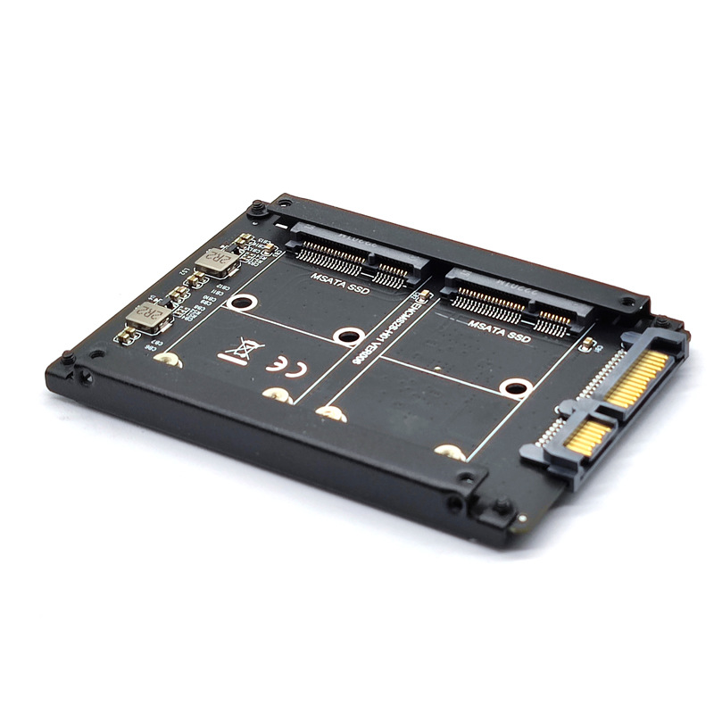 MSATAתSATA3ת�ӿ�MINI SATA SSD��̬Ӳ��ת6G�ӿ�ת����ת��ͷ