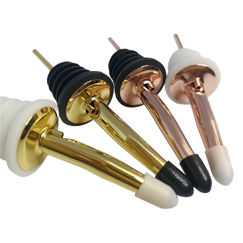Stainless Steel Wine Pourer Bar Wine Dispenser Red Wine Bottle Stopper Cocktail Pourer Stainless Steel Wine Spout