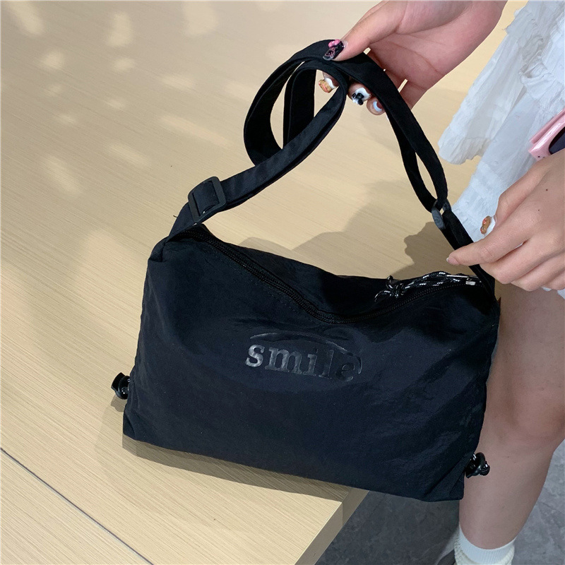 韓国版のトレンディなemisファッション多用途ロープショルダーバッグ脇の下の小さなバッグクロスボディバッグシンプルな携帯電話バッグクロスボディ|undefined