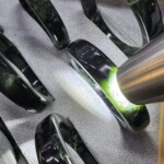 天然岫玉墨绿玉手镯玉石镯子蛇纹石玉手镯蓝田玉镯手环饰品501