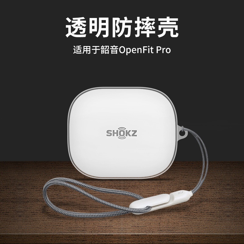 Suitable for Shokz Openfit Pro T010 Earphone Protective Case Transparent Tpu Shell Charging Compartment Box Suitable for Shokz Openfit Pro T010 Earphone Protective Case Transparent Tpu Shell Charging Compartment Box