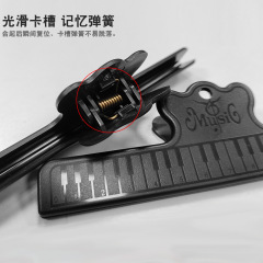 Music score clip, long tail clip, plastic folder, book clip, music score clip, gift delivery, student office, drop-resistant