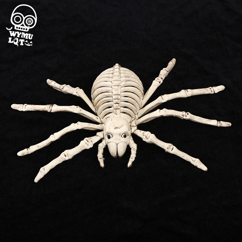 Accesorios de Halloween animal esqueleto novio novia simulación vuelo murciélago ratón araña serpiente casa embrujada decoración carretera