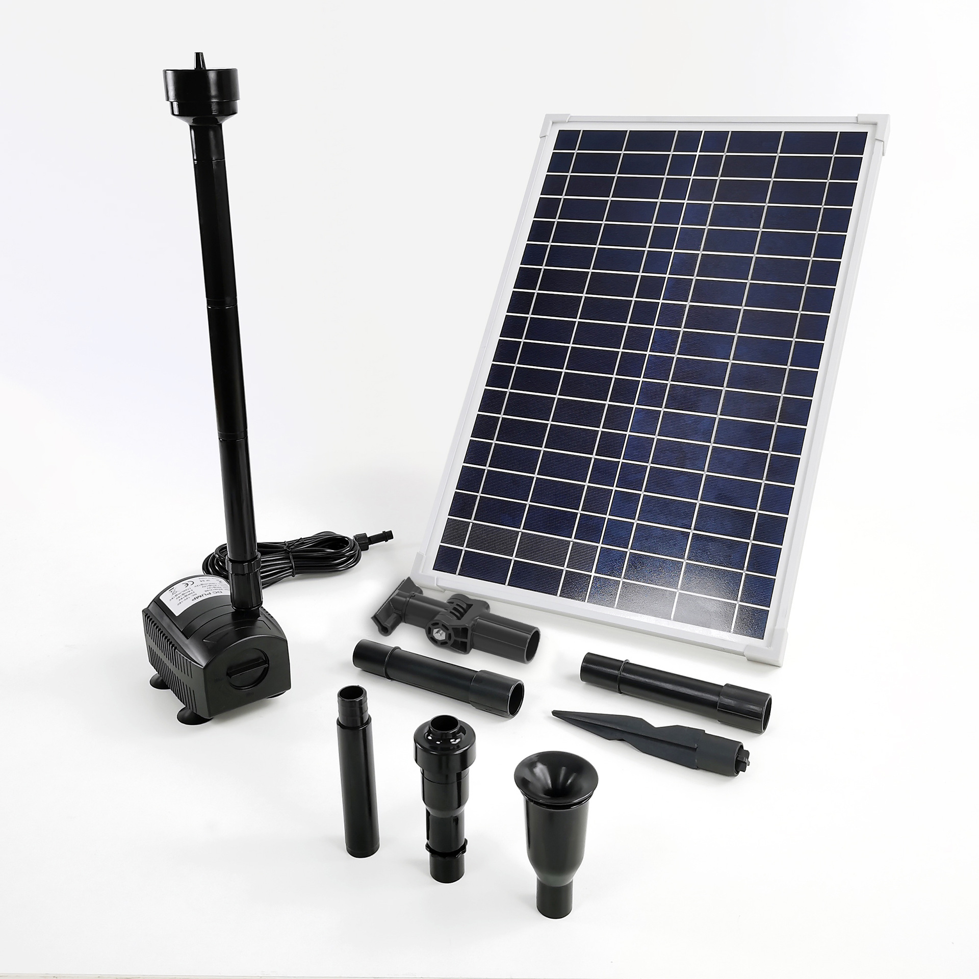 DC12V太阳能喷泉泵花园池塘景观泵-SP25-501218E