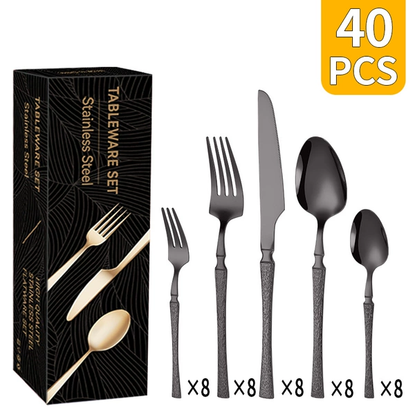 Black 40pcs
