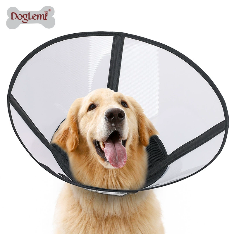 Складное кольцо Elizabeth для собак, углубляющееся, удобный средний и большой ошейник для собак, послеоперационные принадлежности для домашних животных, кольцо для защиты от царапин