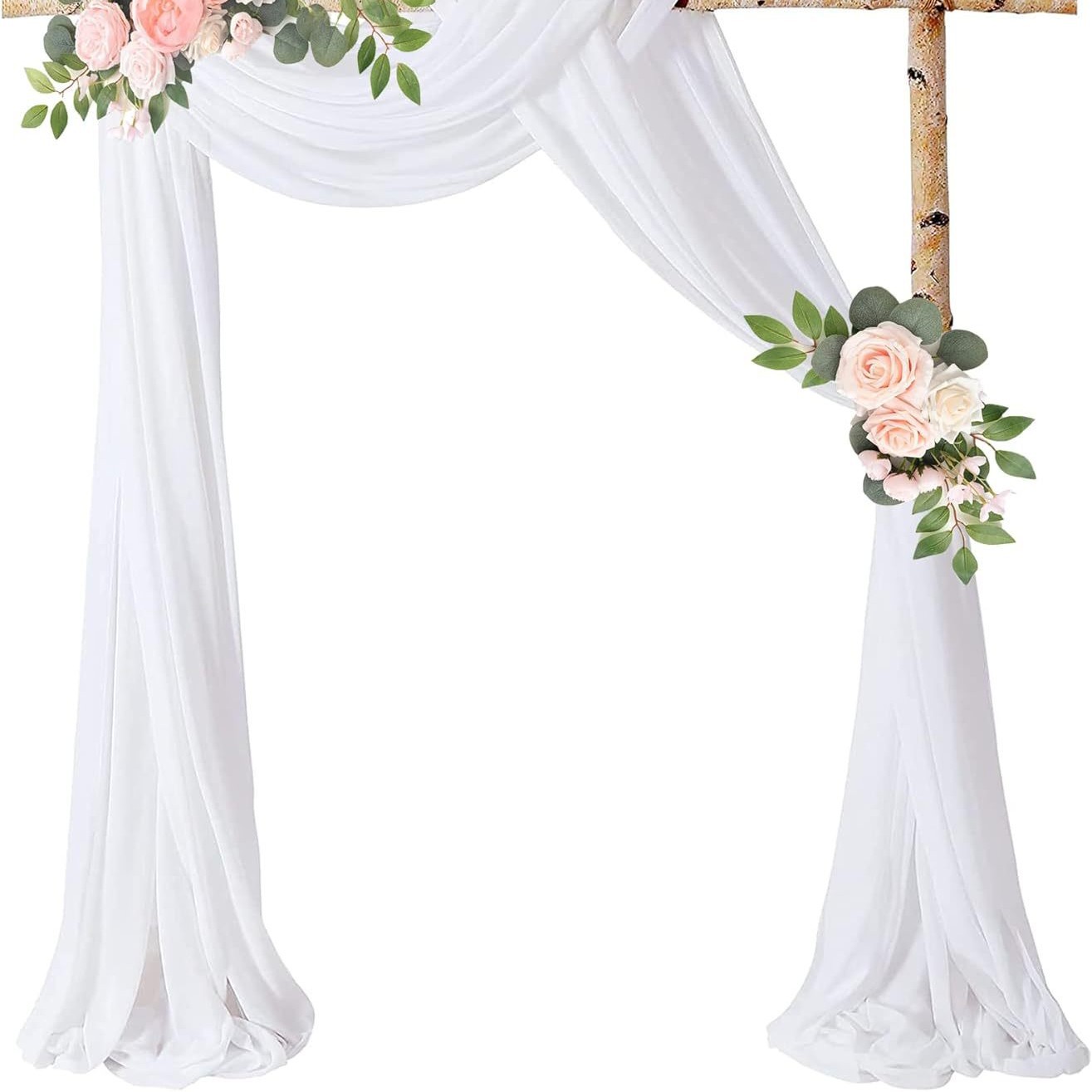 Nieve cortina cortina de boda césped decoración al aire libre cortina cortina tabla bandera diseño sueños transfronterizos