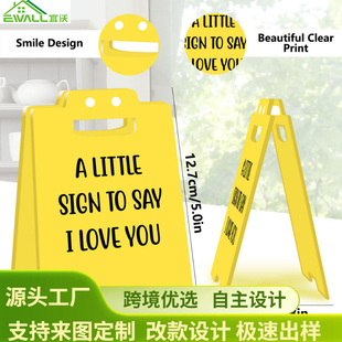 BTU601-617 cross-border yellow acrylic office creative smiley spoof ornaments colleagues prank gifts