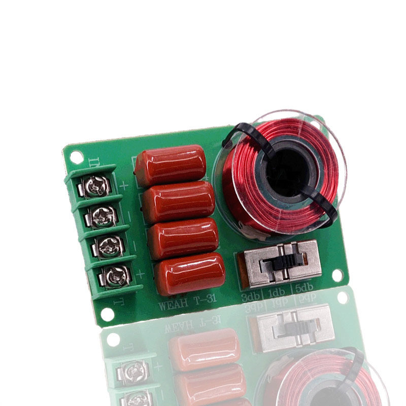 Puro agudos divisor de frecuencia multi-segmento ajustable Home Theater altavoz coche Crossover divisor