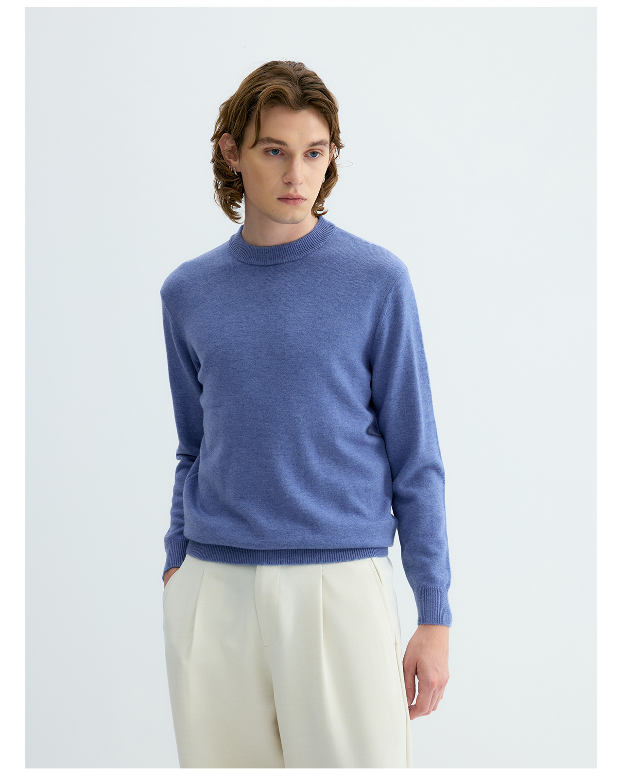 UNF Merino Wool Half-Turtleneck Sweater
