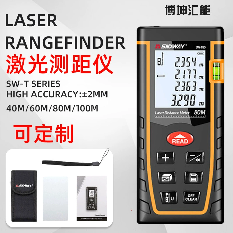 Инфракрасный лазерный дальномер SNDWAY SW-T60/T40, электронная лазерная рулетка