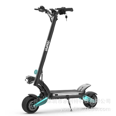 Factory direct European explosion dual-drive foldable electric scooter lithium battery adult off-road new electric car