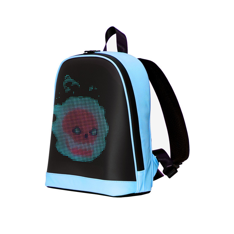 Mochila de moda LED Mochila de publicidad inteligente Mochila de pantalla LED Mochila APP Bluetooth DIY Cool