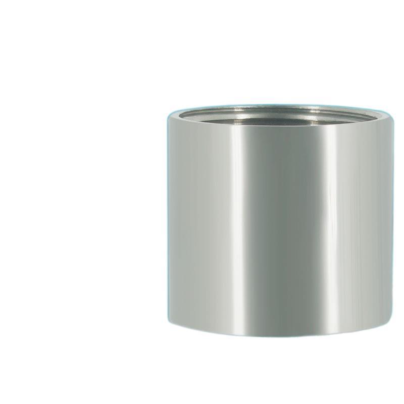 304不锈钢双内丝接头水管水箱焊接丝扣对丝标准螺纹配件4分6分1寸