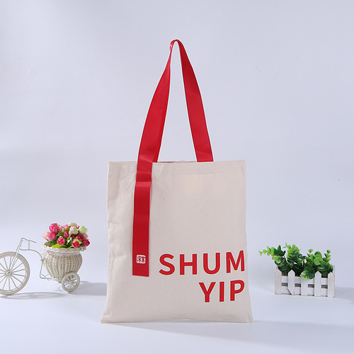 Canvas bag custom wholesale shoulder tote bag blank student handbag gift bag hand-held canvas bag storage