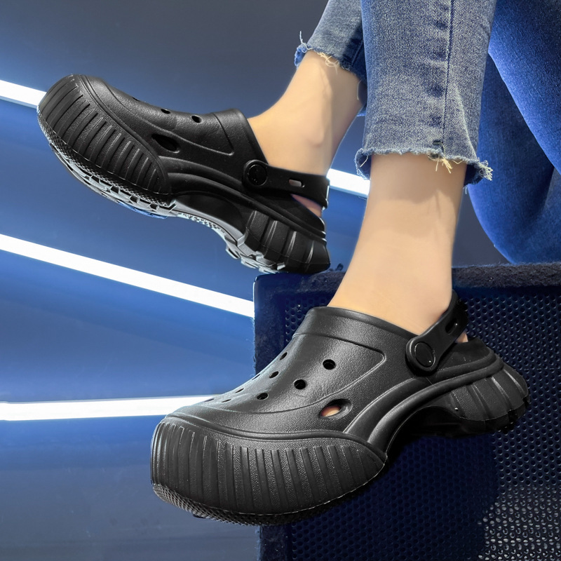 Anni di scarpe pop transfrontaliere Moda donna Capispalla personalizzati Pantofole Baotou Sandali tendenza strada estivi_voghion.com