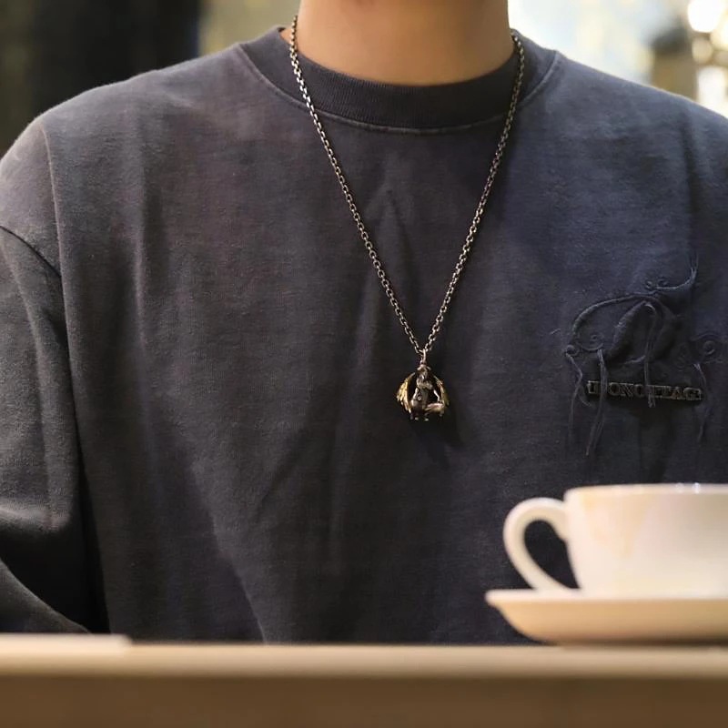 1 Piece Fashion Angel Wings Alloy Plating Unisex Sweater Chain