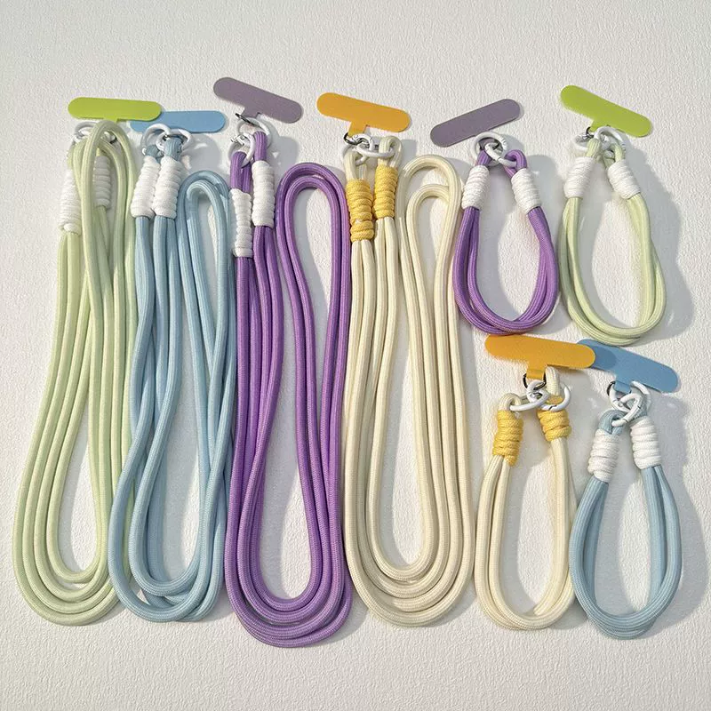 Мобильный телефон веревка новый diy плетеный запястье веревка анти-потерянный сотовый телефон цепь ccd камера цвет мобильный телефон ремешок чехол для телефона