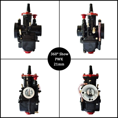 Maikuni Iron Box Motorcycle Pwk Carburetor 21 24 26 28 30 32 34mm Black and Red Painted Model (Other starting systems) - pwk-21