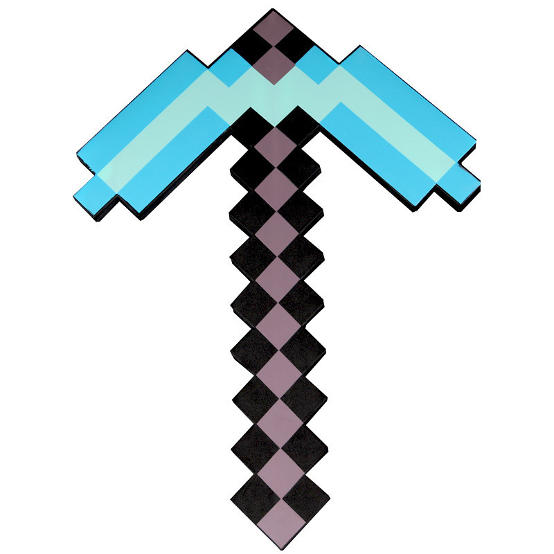 Minecraft 周辺機器泡おもちゃ剣原稿ゲームレンガ石剣武器ピクセルモデル|undefined