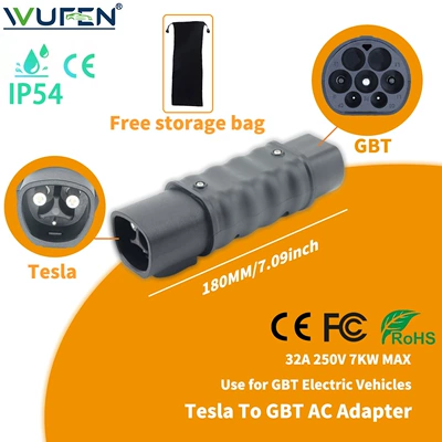 EV şarj adapterləri: Vehicle Charging Station Adapters for - tesla-to-national-standard-tesla-gbt