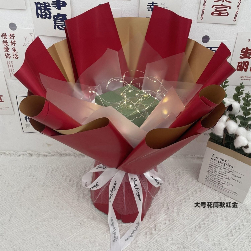 無料の半完成花束、誕生日のクリエイティブな花、スナック、ベビーブレス、ペーパータオル、花|undefined