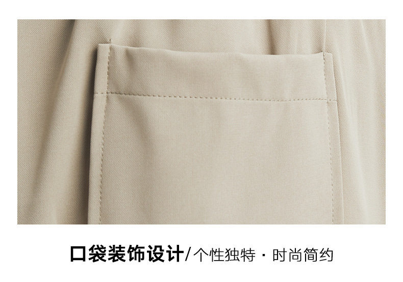 Quần dài nam ống rộng chất liệu mát lạnh chống nhăn — đen chi tiết 5