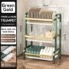 【Green】 Three-layer 43cm-standard