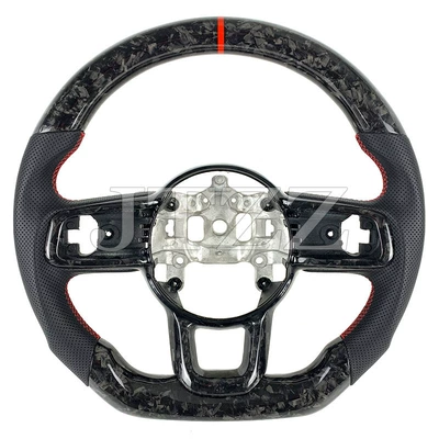 Suitable for Jeep JEEP Wrangler JKJL Gladiator Sport Carbon Fiber Steering Wheel Modified Leather