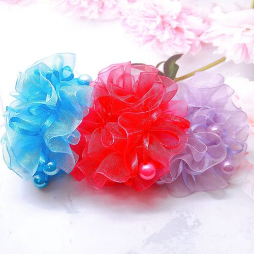 Children's dance performance lace bun hair ties, wrist lace headbands, flower wreaths, hair accessories, princess jewelry