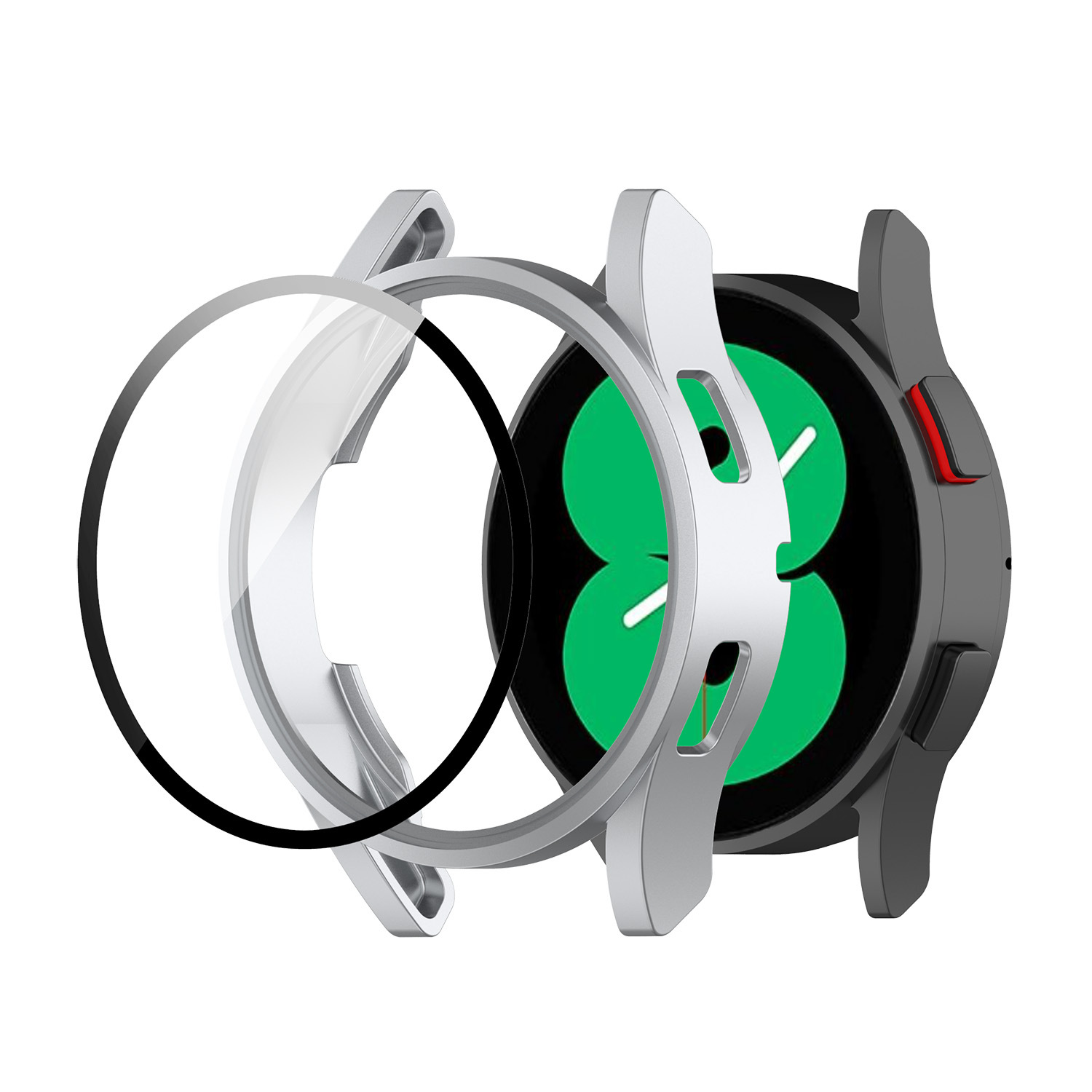 Applicable to Samsung galaxy watch FE integrated case R861 watch tempered film protective case undefined