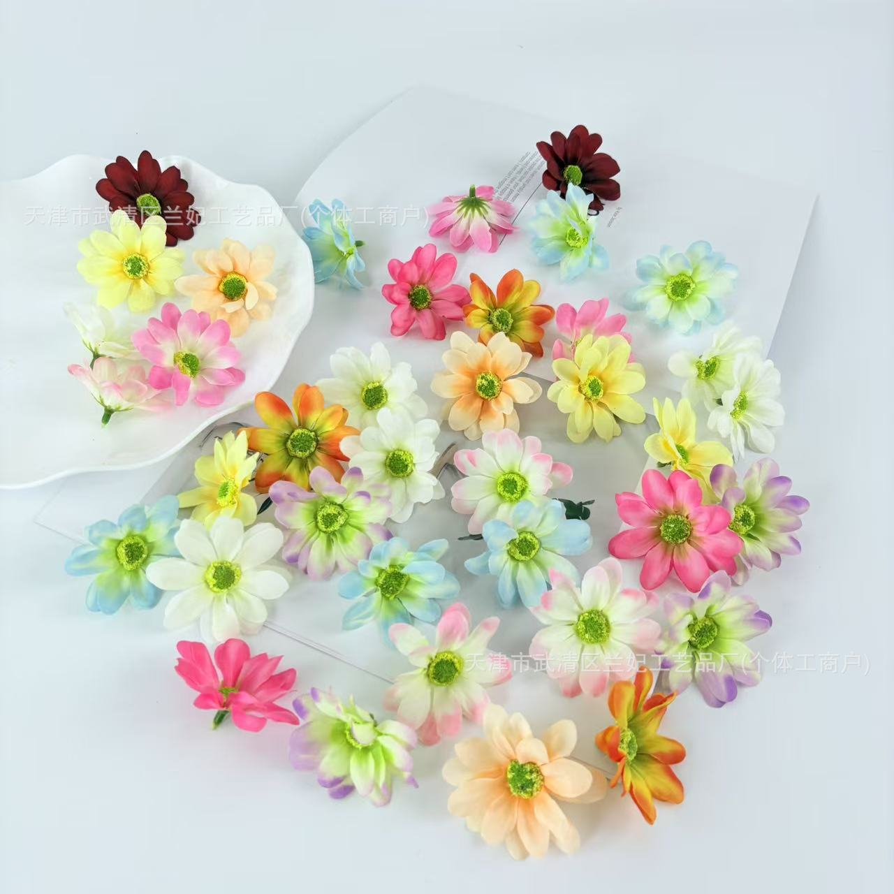 Flor de lila simulada, ropa de horquilla de bricolaje hecha a mano, accesorios de material de regalo, falda de baile, decoración de paraguas de flores, accesorios de fotografía