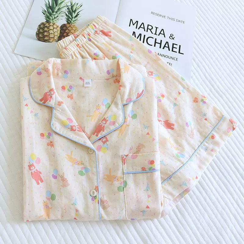 Майка из марли, комплект, шорты, кардиган, с коротким рукавом