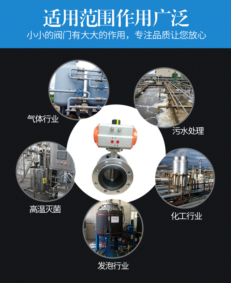 浙江南高 批发 D641X-16P 气动软密封法兰蝶阀 D641X 气动开关