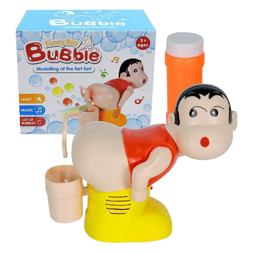 Verano eléctrico divertido Niño Burbuja soplado juguete crayón Xiaoxin niños música burbuja máquina puesto suministro Venta caliente