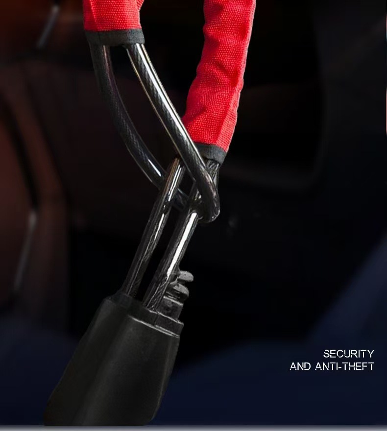 Car Steering Wheel Lock Anti-Theft Device, Thickened Safety Buckle Car Lock Rope Lock, Powerful Anti-Theft for Vehicles