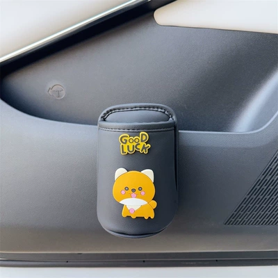 Car cup holder/beverage holder | on the Car Door, Water Cup Holder - xugou-black-tea-cup-storage-bucket