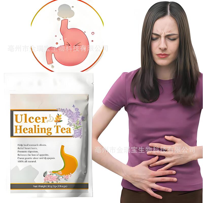 Foreign Trade Export Gastric Ulcer Healing Tea Clove Sea Buckthorn Stomach Tea 3g*30 Bags in Stock