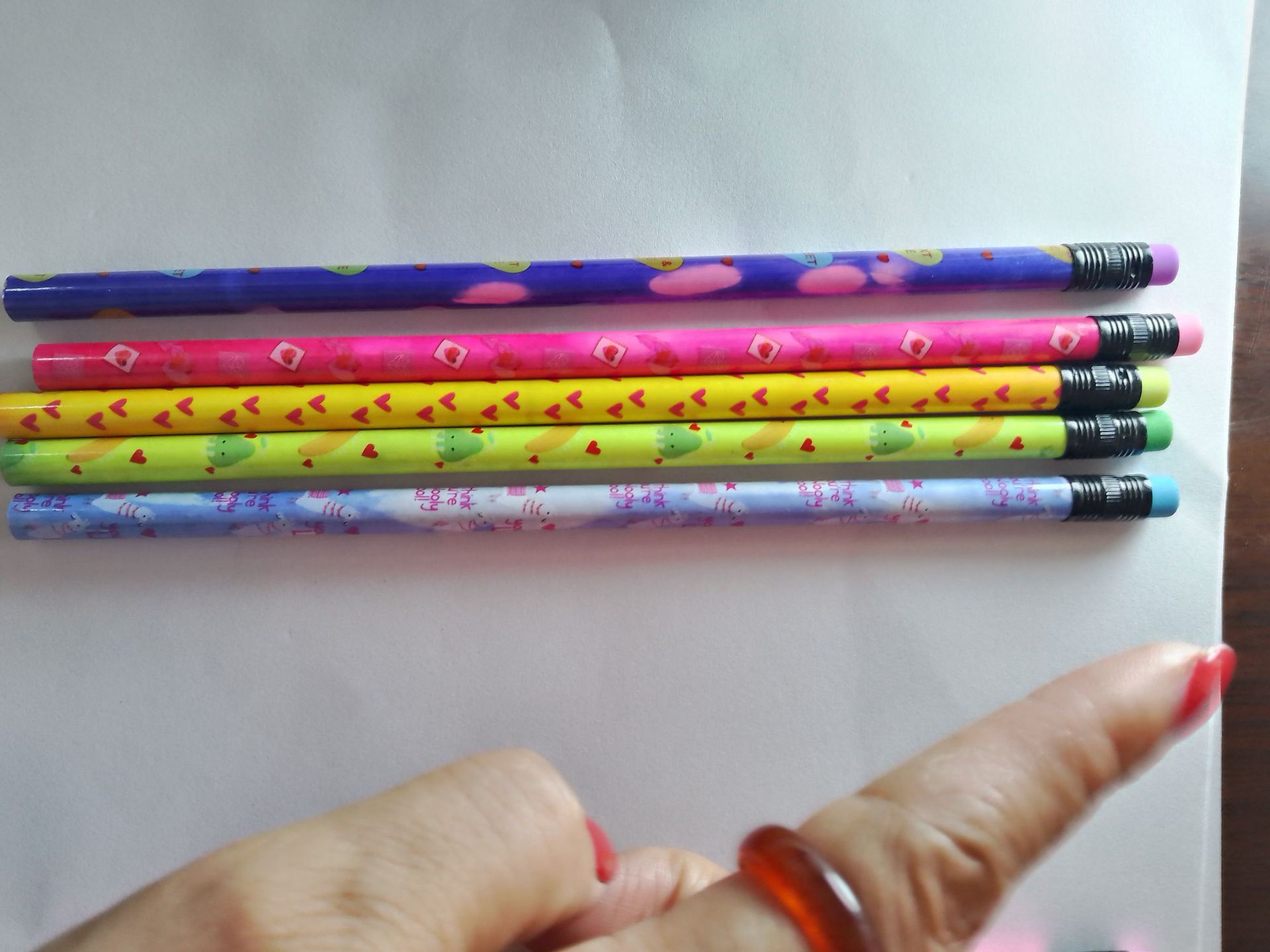 Lápiz de madera estudiante 2B serie de dibujos animados tema cambio de color lindo tipo Día de San Valentín tema cambio de temperatura detección Magic Pen