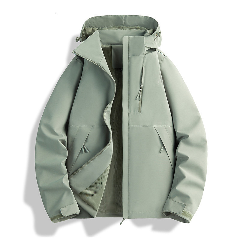 啄木鸟紫色冲锋衣女款新款春秋季三合一小个子登山服防风外套|undefined