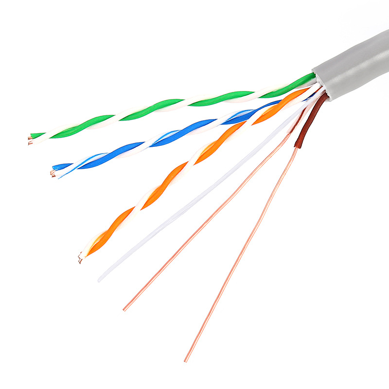 Cable de red de categoría 5 cable de red CAT5 cable de red interior sin blindaje cable de red de categoría 5 par trenzado