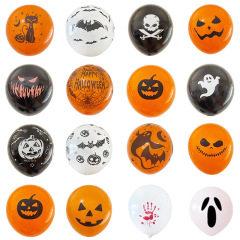 国境を越えた卸売ハロウィン厚みのあるラテックスバルーンゴーストフェスティバルバルーンナイトマーケットの屋台テーマパーティーセットバルーン